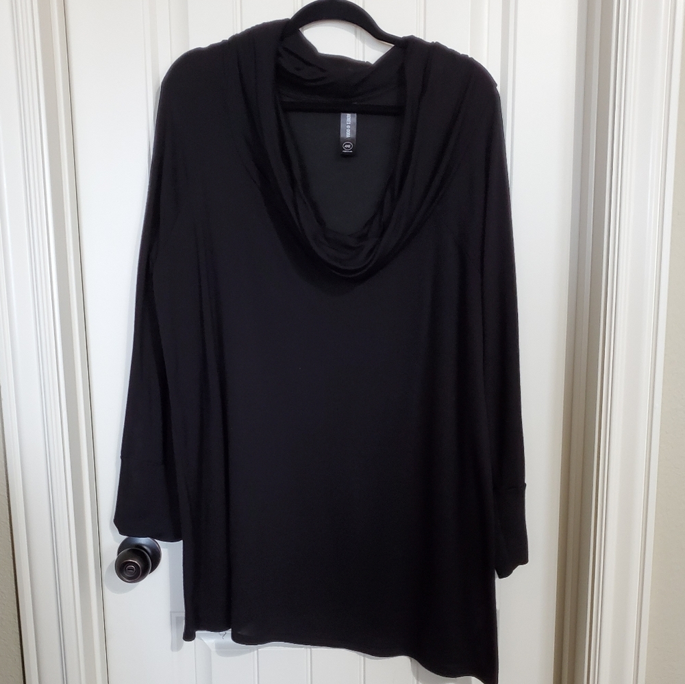 3 for $15 A&D Convertible Tunic solid black